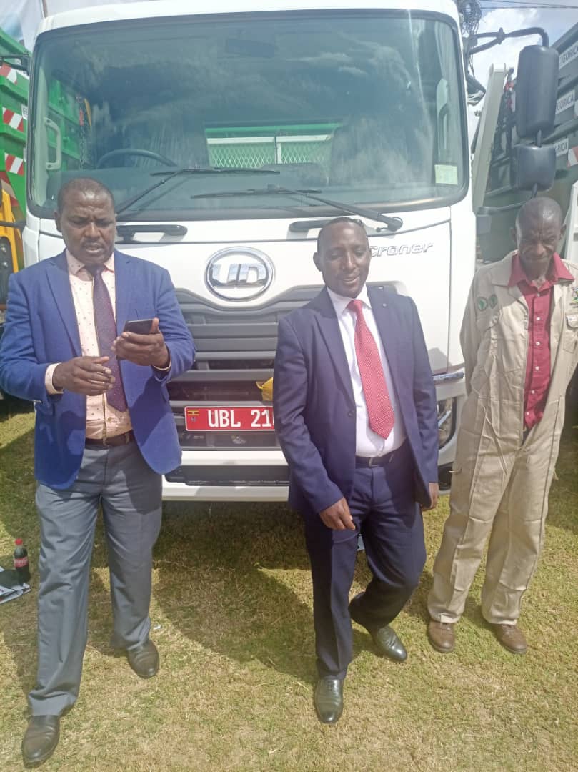 Kabale Municipality Receives MATIP Garbage Truck From MoLG