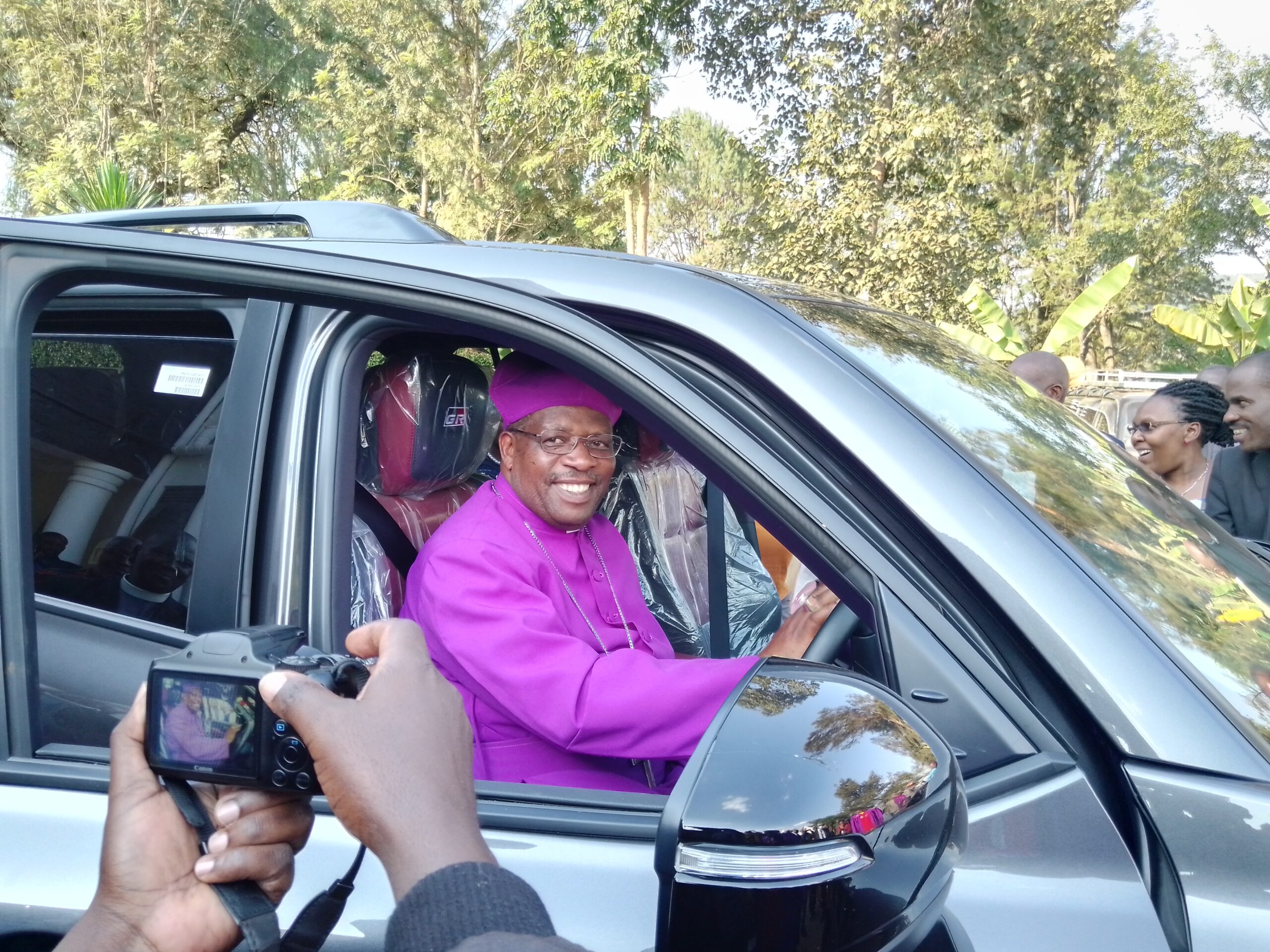 Excitement As President M7 Replaces Rejected Car Gift To Diocese Of Kigezi Bishop