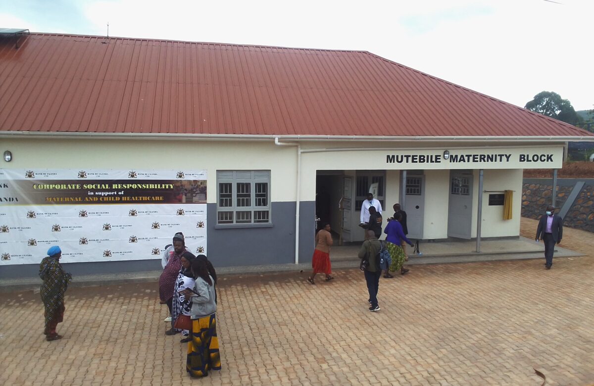 BoU hands over refurbished Mutebile memorial maternity ward at Rubaya Health Center IV 