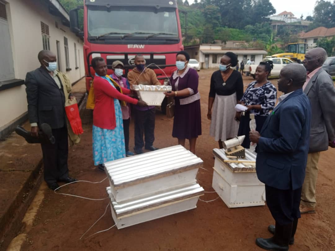 Kabale farmers boosted with beekeeping equipment