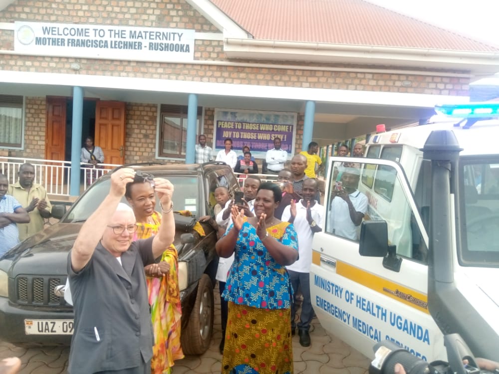 Rushenyi MP Kabasharira Challenges The Past Regime As She Delivers First Ambulance