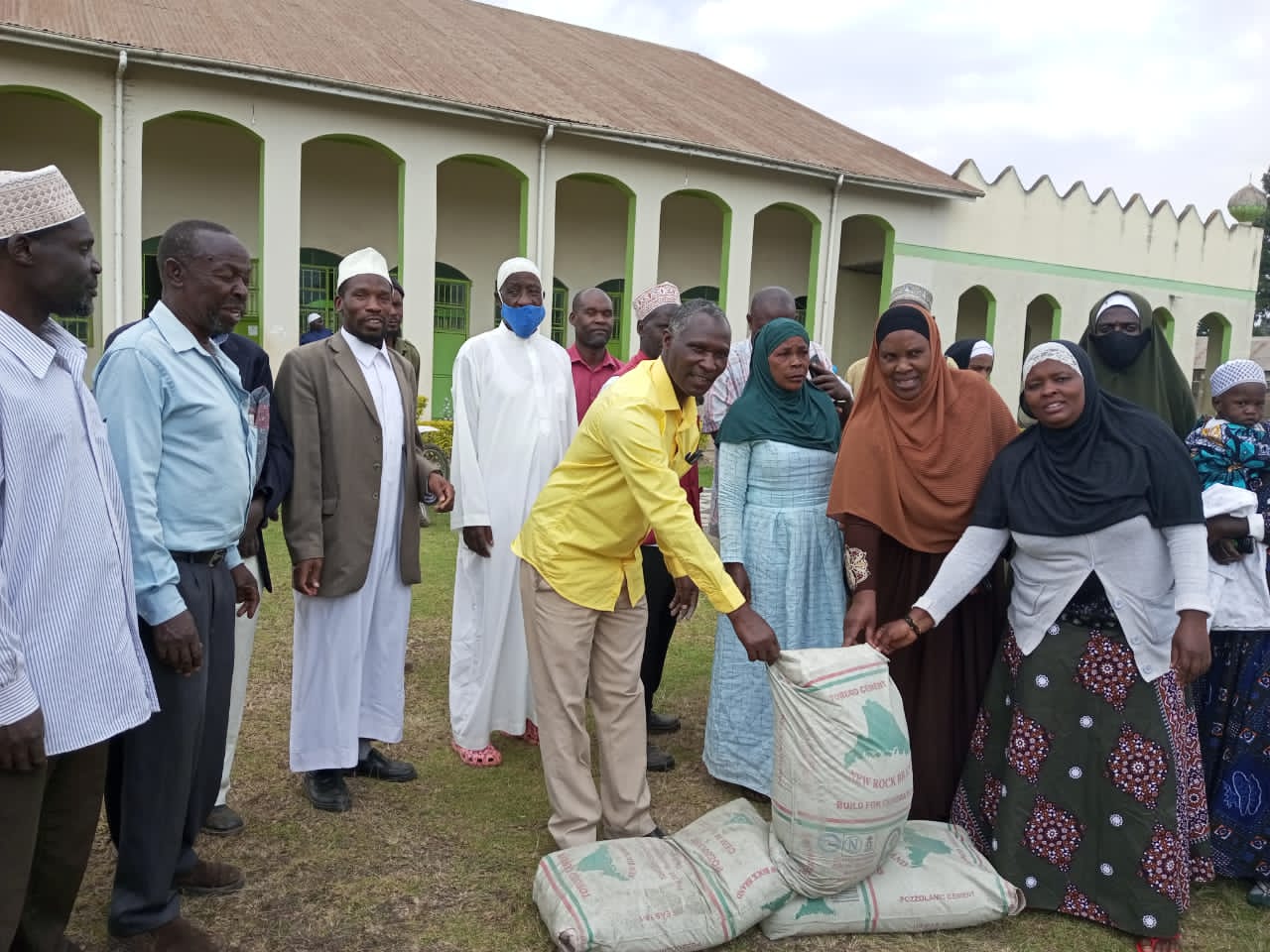 MP Ndamira Honors Pledge of 100Bags of Cement to Kabale District Muslim Council