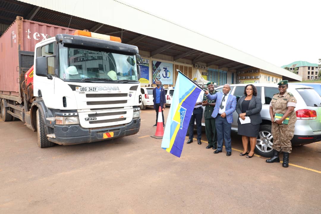 URA Hands Over 7,421Kgs Of Ivory And Other Items To Uganda Wildlife Authority