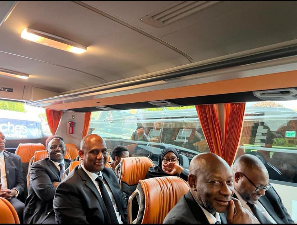 Why African Leaders boarded a Bus to the Queen’s Burial 