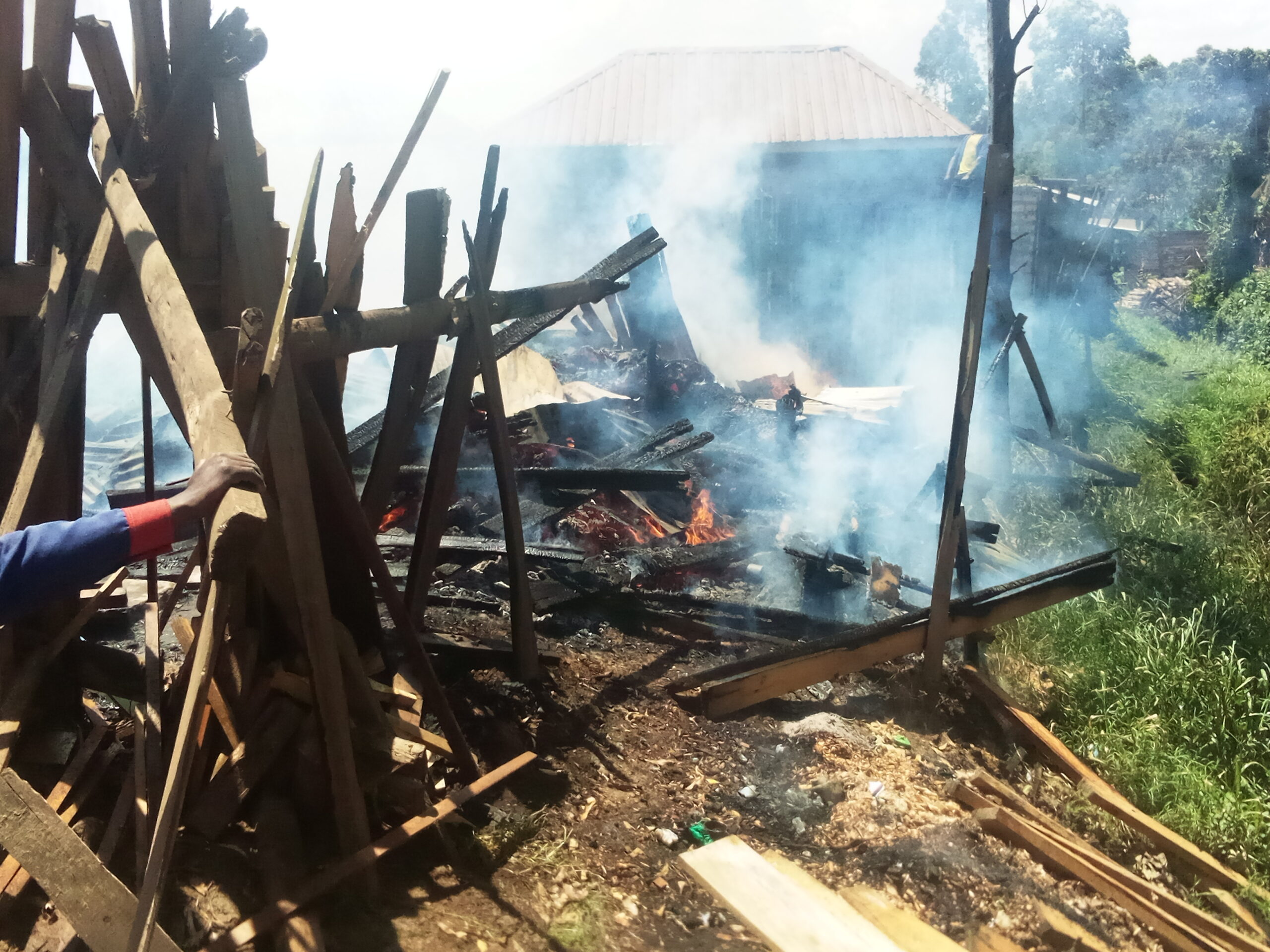 Timber Merchants in Kabale Count Losses in Fire Outbreak