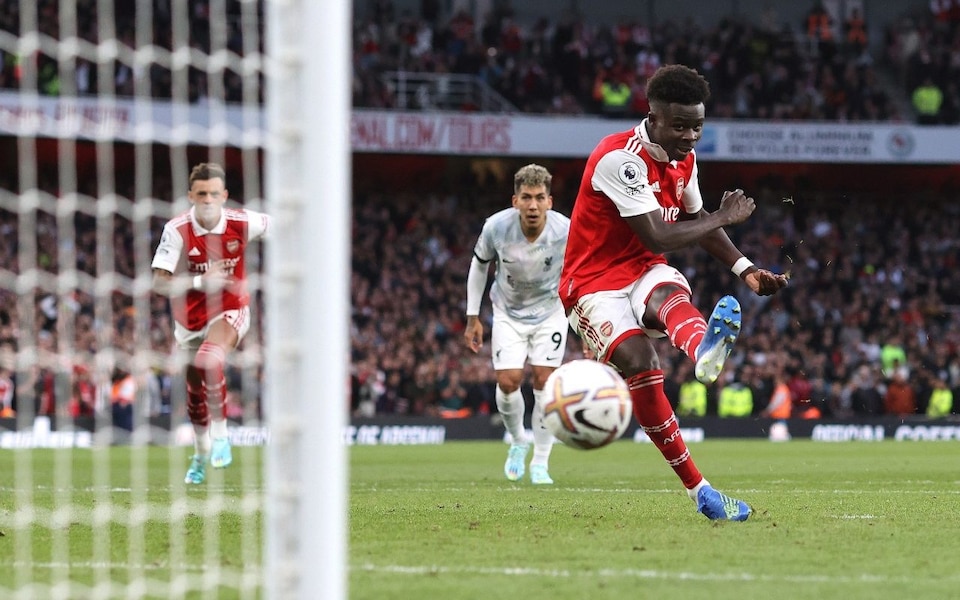 Bukayo Saka Penalty seals Gunners Win in Five Goal Thriller