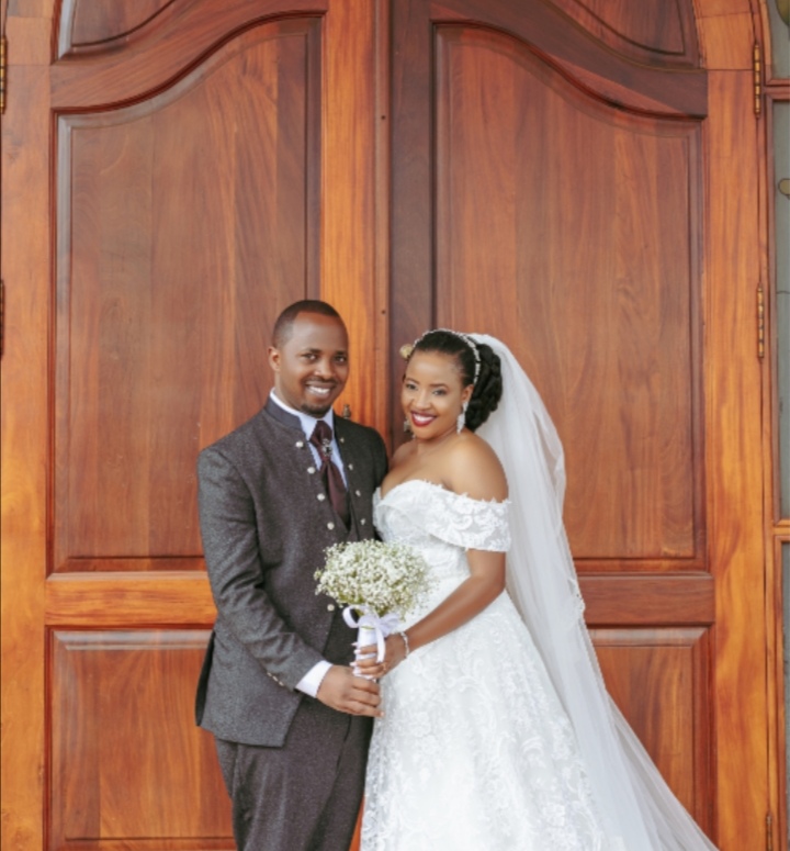 A wedding to remember: UN Logistician Roland Muhwezi walks UPDF’s captain down the aisle