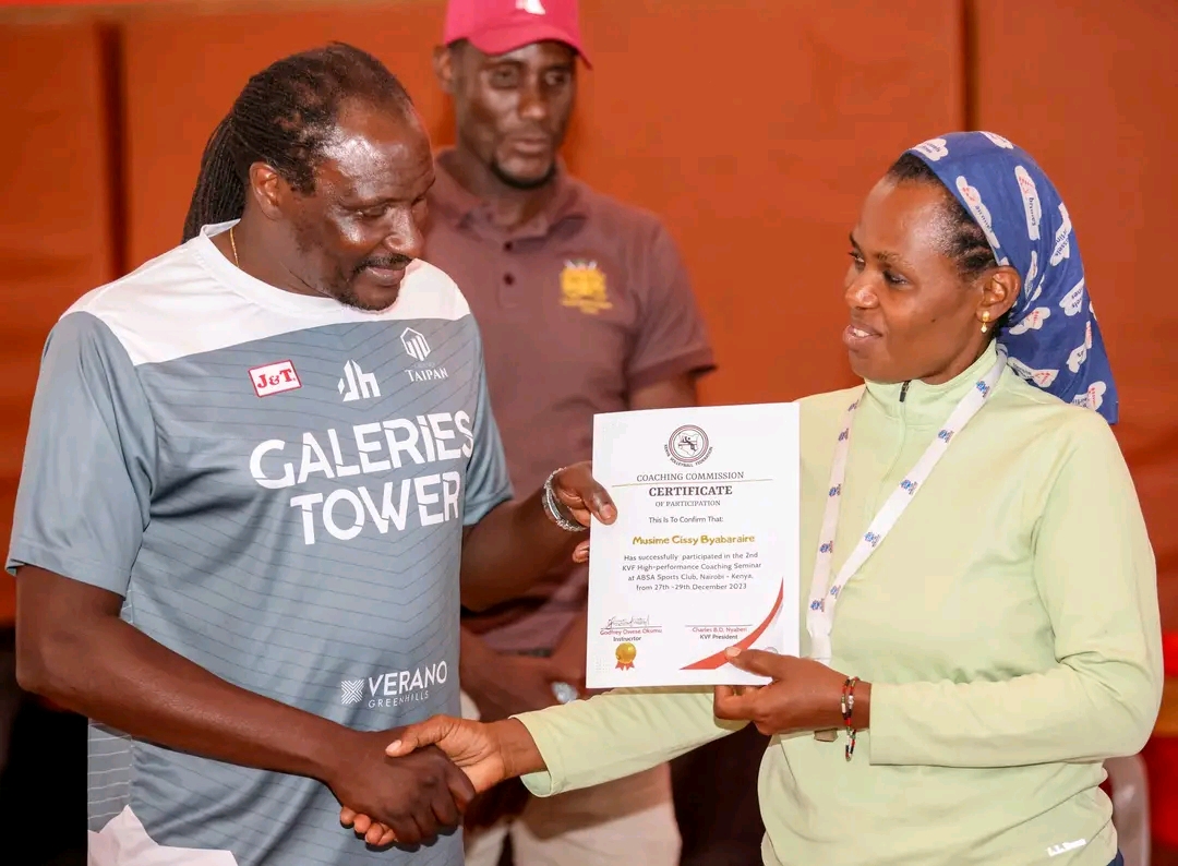 Uganda’s Byabaraire attains 2nd KVF high performance coaching certificate