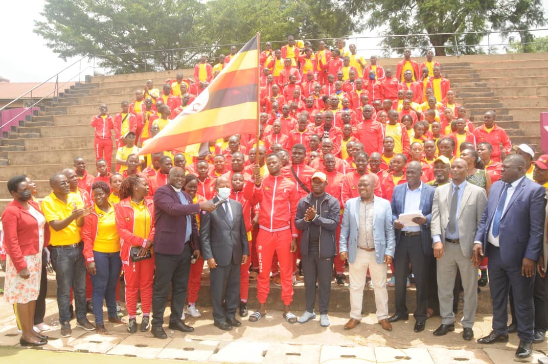 At one of the flag off team uganda to FEASSA Games
