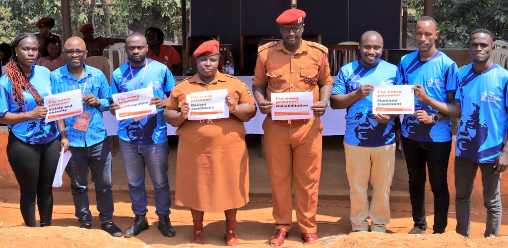 Prison officers with some of the Civil society people