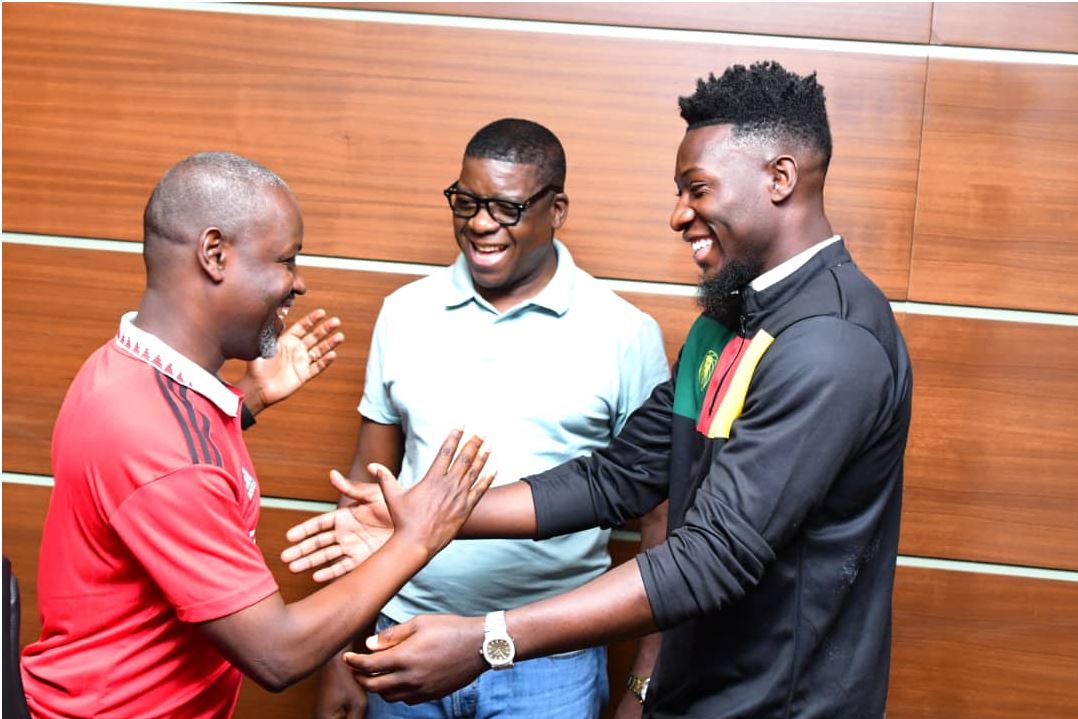 Deputy Speaker Thomas Tayebwa Meets Manchester United’s Andre Onana Ahead of AFCON Qualifier