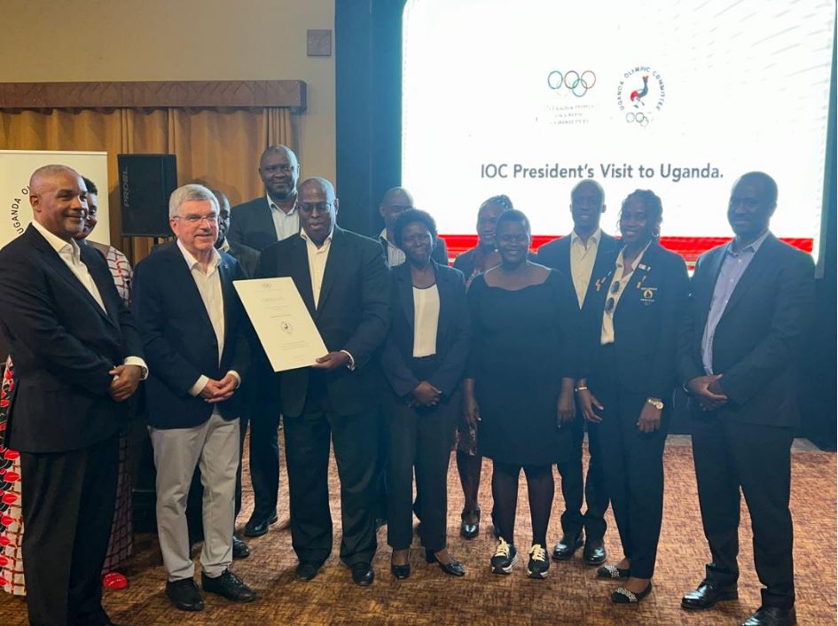 Historic Moment as Uganda Olympic Committee Receives Certificate of Recognition