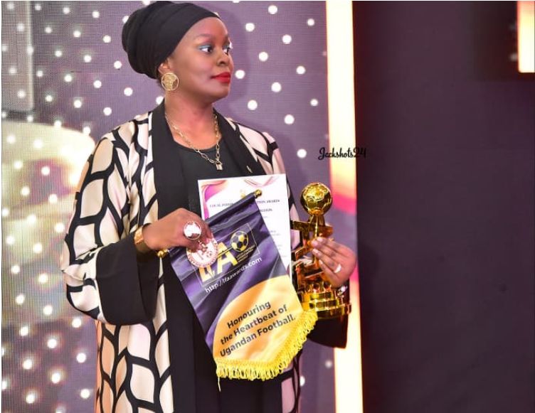 Dr. Salma Kairungi honored for outstanding contribution to Ugandan football administration