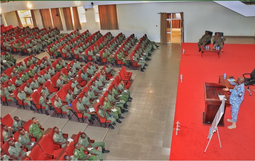 Lt Gen Okidi urges UPDF Officer cadets to embrace Discipline, Patience and Integrity